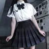 Skirts Plaid Pleated Skirt Mini Summer Winter Black Korean Japanese Style Micro School White Y2k 230703