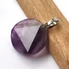 Pendentif Colliers Xinshangmie Claasic Naturel Violet Améthystes Pierre Étoile De David Triangle Section Pour Collier Reiki Lucky Charm Bijoux