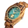 Wristwatches Luxury Women Wooden Solid Zebra Ebony Red Sandalwood Vintage Casual Full Wood Quartz Wrist Male Reloj de Madera 0703