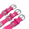 Rhinestone Dog Collar Cute Dazzling Sparkling Soft Suede Leather Dog Cat Collar Crystal Diamond Pet Puppy Collar