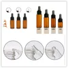 Flacons compte-gouttes en verre ambré de 5 ml 10 ml 15 ml 20 ml flacons avec pipette pour bouteilles d'huile essentielle de parfum cosmétique F20171281 Ccxqc