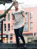 Men's T-Shirts Men Muscle Tshirt Bodybuilding Fashion Cotton Shirts for Men Workout Casual Daily Wear Streetwear Z230705