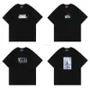 Дизайнерская модная одежда футболка Tshirts Street Nishe Brand Kith Classic Box Иллюстрация печати мужские и женские свободные пара