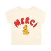 T-shirt 100 T-shirt mezza manica in cotone Ragazzi Bambino 2023 Summer Baby Costume unisex Sport T-shirt casual Cartoon Bear Trendy Pullover Shirt 230704