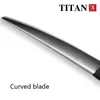 Płuczaki Tytan Hair nożyczki 6,5 cala 7,0 cala 7,5 8,0 cala nożyczki dla zwierząt domowych proste kroję profesjonalne nożyczki fryzjerskie zakrzywione nożyczki