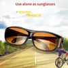 Novos óculos de visão noturna antirreflexo para motorista, óculos de sol da moda, óculos de ciclismo, direção noturna, óculos de luz aprimorados, acessórios para carros
