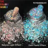 Nagelglitter TCT 774 Reflektierendes Blitzpulver Disco Crystal Diamond Chrome Pigment Dipping Party Sparkly 230704