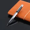 1.0mm lüks metal tükenmez kalem, günlük notu yazma için açık bir şekilde açık