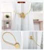 Accessories Curtain Tieback Magnet Modern Simple Style Clip Per Tende Drape Ties Backs Weave Rope Holdbacks for Window Curtain Holder