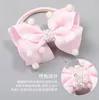 Accessoires pour cheveux enfants né en mousseline de soie Floral bandeau serre-tête filles Mini nœud papillon bébé chapeaux tout-petits FD45