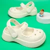 Sandals Baby Girls Children's Princess Mary Jane Shoes Summer Clogs Beach Sandals Kids Garden Non Slip Indoor Outdoor Toddler Slippers 230704