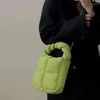 Sacs de soirée luxe coton femmes sac à bandoulière Designer rembourré espace bandoulière marques Pad carré sac à main