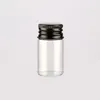 Mini fiale di vetro trasparente da 7 ml con tappo a vite in alluminio (22 * 40 mm) Bottiglie di campioni di olio essenziale Spedizione veloce F2378 Vrrgc