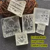 Timbres CustomMADE SOAP STAMP Personnalisé Cookie Stamp Embosser Main Acrylique Verre Savon Timbre Savon Moule De Mariage Timbre 230704