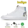 2023 Blazer Mid 77 Vintage Schoenen Sneaker Hoog Laag Platform Mannen Vrouwen Designer Catechu Zwart Wit Navy Popcorn Schuim Pacific Blue Kumquat Heren Sport Sneakers