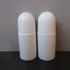 Spedizione gratuita 50 ml di plastica bianca Roll On Bottiglie, 50 cc deodorante cosmetico contenitore roll-on con grande sfera a rullo F2017319 Ciejv