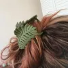 Clips Large Leaf Claw Clip Back Head Bathing Girls For Women Headwear Accessories Shark Plate Clip