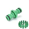 Equipamentos de rega 1 PCS 2 vias mangueira de jardim tubo conector de água marceneiro fix 1/2" acoplador de plástico