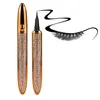 Eye ShadowLiner Combinatie 2 In 1 Zelfklevende Wimpers Eyeliner Potlood Langdurig Geen lijm Niet Magnetisch Sneldrogende Wimpers Sticking Eye Liner Pen 230703