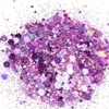 Glitter per unghie Confezione da 1 kg Scintillii olografici alla rinfusa Polvere Glitter in poliestere per artigianato Fornitori di glitter sfusi arcobaleno Lucidatura sciolta 1000G 230703