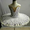 Tutu di balletto professionale Swan Lake Flower Lace Dress Costume da bambino per bambina Ballerina Stage Performance Abbigliamento per bambini Wear1870