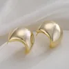 Stud Earrings Mafisar Classic Small Metal Arc Women's Fashion Versatile Korean Jewelry Elegant Mini Daily Decoration Earring