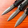 Nya US 3-modeller UT184-10S Glykon Automatisk vikkniv Damascus Blad Aviation Aluminium Combat Dragon Auto Pocket Knives EDC Outdoor Survival UT85 UT88 Tools 9000