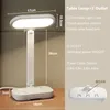 Lâmpada de mesa LED, 3 CCT Light Light Light With Outlet for Stury Bedroom Room