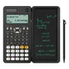 Taschenrechner Solar Wissenschaftlicher Taschenrechner mit LCD-Notizblock 417 Funktionen Professioneller tragbarer faltbarer Taschenrechner für Studenten Aktualisiert 991ES 230703