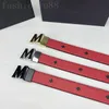 Cinturón de moda para hombre cinturón de diseñador retro m letra cinturon tamaño de cintura ajustable ancho plateado hebilla de plata negro cinturón de mujer de lujo casual de negocios PJ015 C23