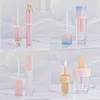 Rose brillant à lèvres teinte Tubes en plastique bricolage vide maquillage grand brillant à lèvres liquide rouge à lèvres étui beauté emballage F2286 Gaflm