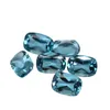 Pierres précieuses en vrac coupe carrée topaze naturelle bleu ciel pierre précieuse de bonne qualité pour les bijoux