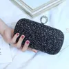 Evening Bags Pink Clutch Purse Women Bling Sequins Handbags 2023 Designer Luxury Phone Bag Crossbody Small