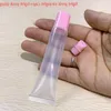 10ml 15ml 20ml Tubos Cosméticos Vazios Recarregáveis Tubo DIY Squeeze Bálsamo Brilho Labial Recipientes Cosméticos Transparentes Ferramentas de Maquiagem F2194 Dikhl