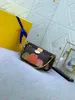 Designer Pumpkin Cross Body Bag Old Flower 3 Piece Set Messenger Bag Chain Carrying Bags Luxury Small Circular Purse Pendant