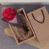 Flores secas, cabeza dura, rosa, flor de jabón, caja de regalo para el día de San Valentín, ramo creativo DIY para novia y decoración navideña de cumpleaños