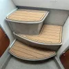 2000–2006 Bayliner 2855 Oberdeck-Pads für Boot, EVA-Schaum, Faux-Teak-Deck-Bodenmatten-Rückseite, selbstklebende SeaDek-Pads im Gatorstep-Stil