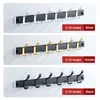 Number Creative Hook Wall Mounted Coat Hook Bathroom Rack Coat and Hat Free Punching Storage Rack for Clothes Hats Towels Keys