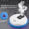 Mopy 1500 MAh Domowe zamiatanie na mokro i sucho Robot Mop Zamiatarka Elektryczny akumulatorowy Spin and Go Mop Cleaner Opryskiwacz parowy 230704