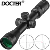 Docter 2,5-12,5x40 Ir kikarsikte Jaktluftgevärssikte Avståndsmätare riktmärke Mil Dot riktmärke Riflescope Taktiska optiska sikten