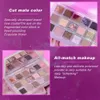 Eye Shadow Liner Combination HUDA STORY 18 Colors Desert Rose Eyeshadow Palette Long Lasting Mashed Pearl Paljetter Matt Earth Shadow Makeup TSLM2 230703