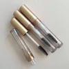 25ml Cosmetic Clear Mascara Tube with Gold Cap, DIY Empty Beauty Makeup Eyeliner Refillable Containers F3456 Khurf