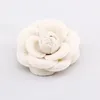 Broches faites à la main 7 cm classique tissu Rose fleur broche broche femmes mode bijoux
