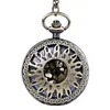 Orologi da polso (1205) 12 pz/lotto Vintage Steampunk sun gear Punk Pocket Collana Catena regalo Commercio all'ingrosso di trasporto libero 0703