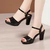 32-43 Sexy Peep Toe Ladies Summer Shoes for Form Women Wedge Heel Sandal