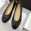 Dress Designers Luxury Ballet Flats Casual Beach Fashion Woman Loafers Summer Genuine Bowknot Round Toe Nude Black Leather Shoes 35-42 T230704