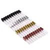 12 ML 100 pcs/lot tube de brillant à lèvres vide, récipient de rouge à lèvres liquide élégant en plastique bricolage, bouteille de baume à lèvres rond F2333 Djevd