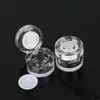 5g Empty Acrylic Nail Art Container Cosmetic Jar Small Sample Cream Pot Nail Gel Powder Box Makeup Tool White F2017820 Guekk