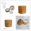 Contenitore in bambù da 30 g Vaso per crema in legno di plastica, vasetti per crema confezione cosmetica Vuoto in plastica di bambù Vaso cosmetico con coperchio F20171778 Pahxd