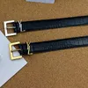 Gürtel für Damen aus echtem Leder, 3,0 cm breit, hochwertige Herren-Designergürtel mit Y-Schnalle cnosme Damenbund Cintura Ceintures